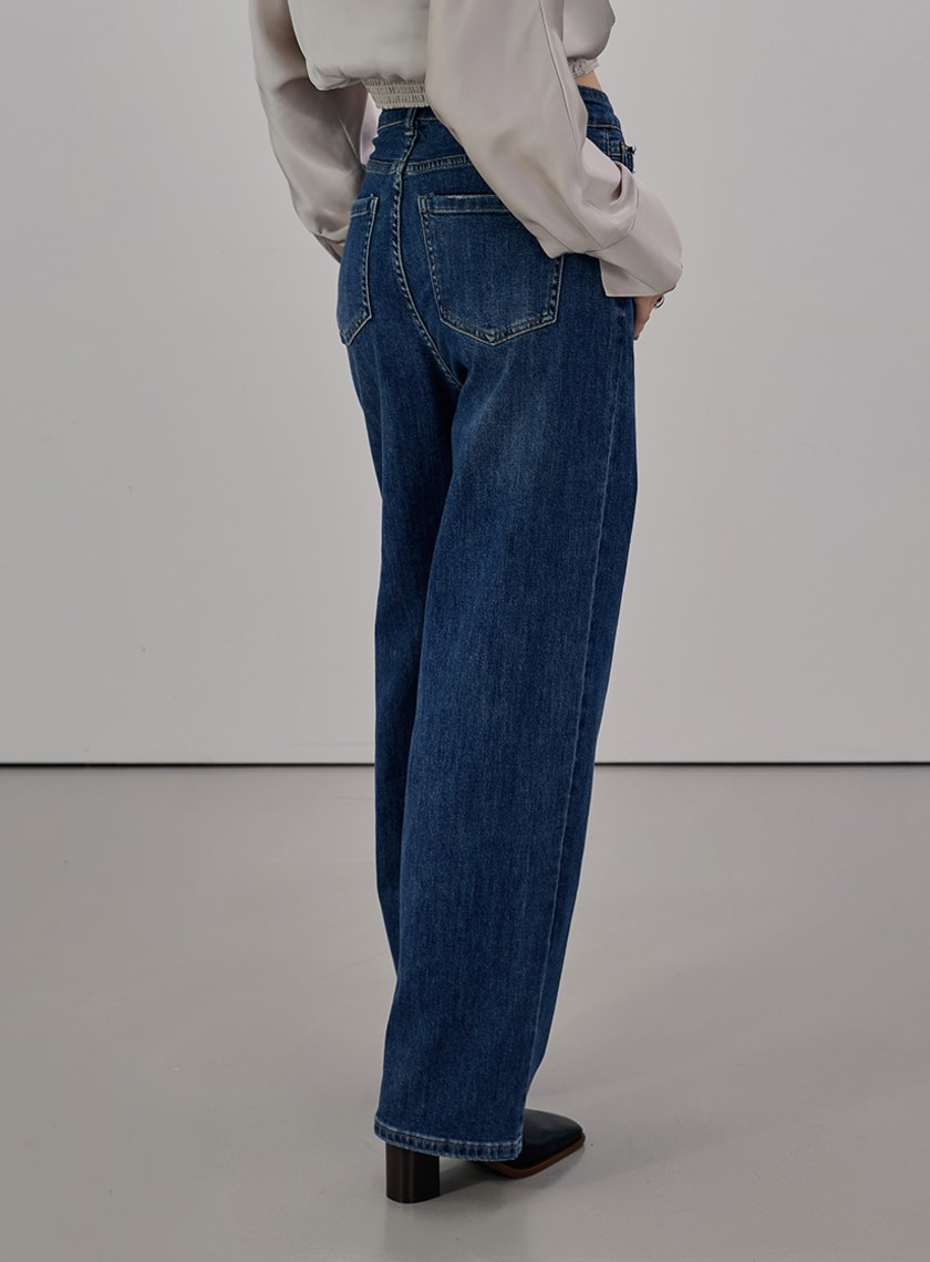 假兩件式光澤交叉上衣